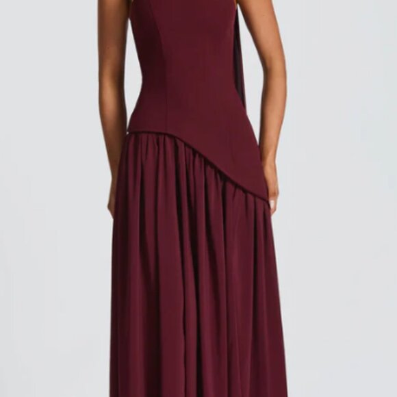 NWT - Never Worn - Maliyah Maxi Dress - Cherry Lacquer - Small - Picture 7 of 8
